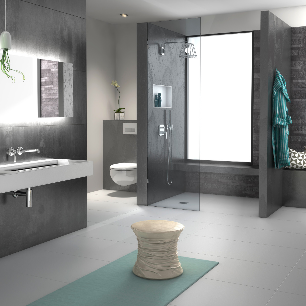 Wedi Sanwell Niche Top with LED Lighting